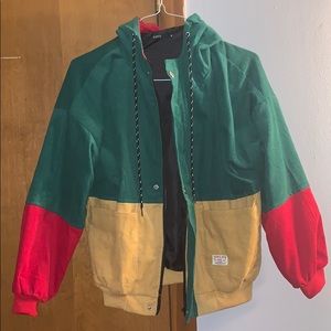 80s style corduroy jacket